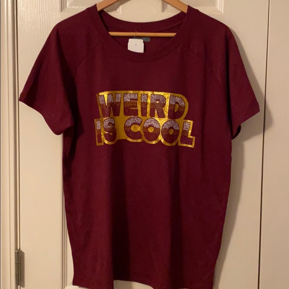NWT Weird Is Cool T-shirt